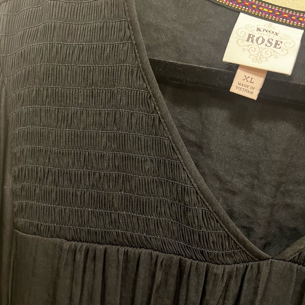 Knox Rose Black Women's Blouse - Picture 4 of 7
